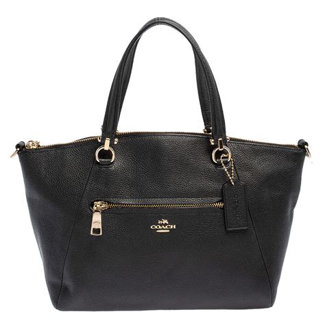 fake leather coach tote|coach leather tote with zipper.